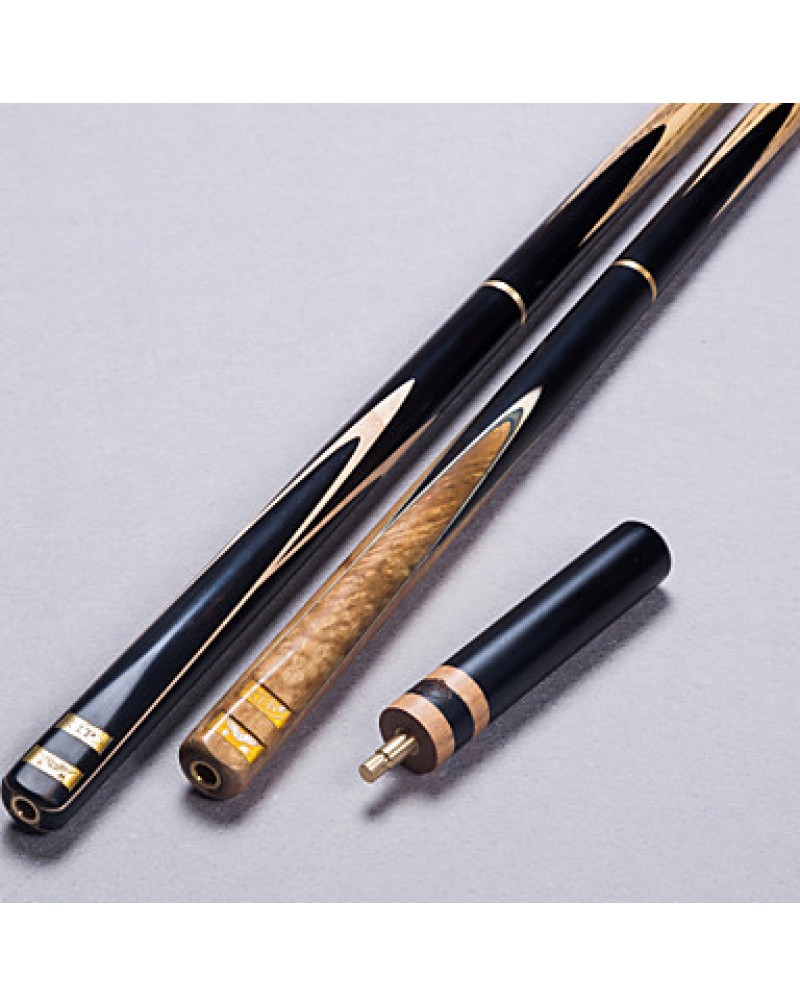 3/4 Jointed Handmade ash snooker/Pool Cue LP ebony billiard cue+Cue Case