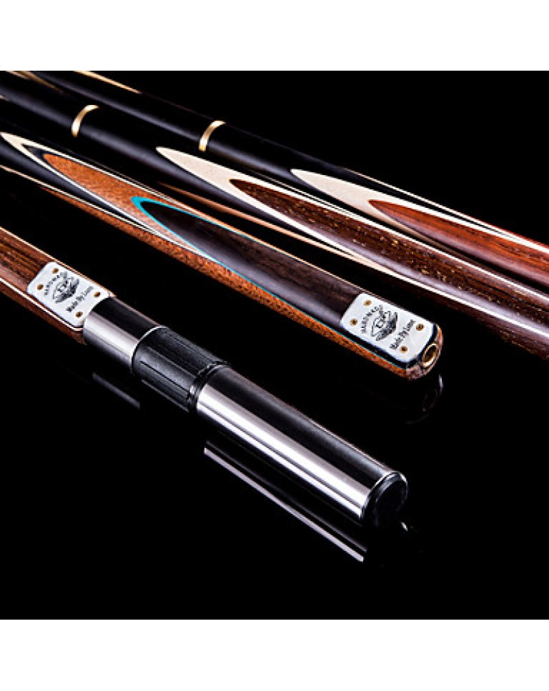 CUESOUL Handcrafted 3/4 Jointed Snooker Cue – 57" 18oz With Rosewood Extension, Ash Shaft