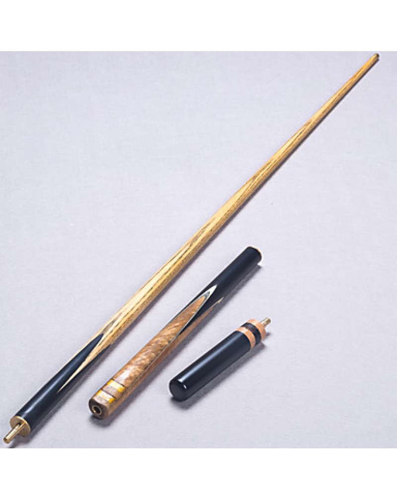 3/4 Jointed Handmade ash snooker/Pool Cue LP ebony billiard cue+Cue Case